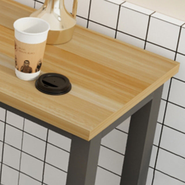 Industrial Rectangle Wood Counter Table 5 Pieces Bar Table Set for Cafe Clearhalo 'Bar Furniture' 'furn' 'furn_home_bar_bar_sets' 'Furniture' 'Home Bars & Bar Sets' 'home_bar_bar_sets' 'Kitchen & Dining Furniture' 7396619