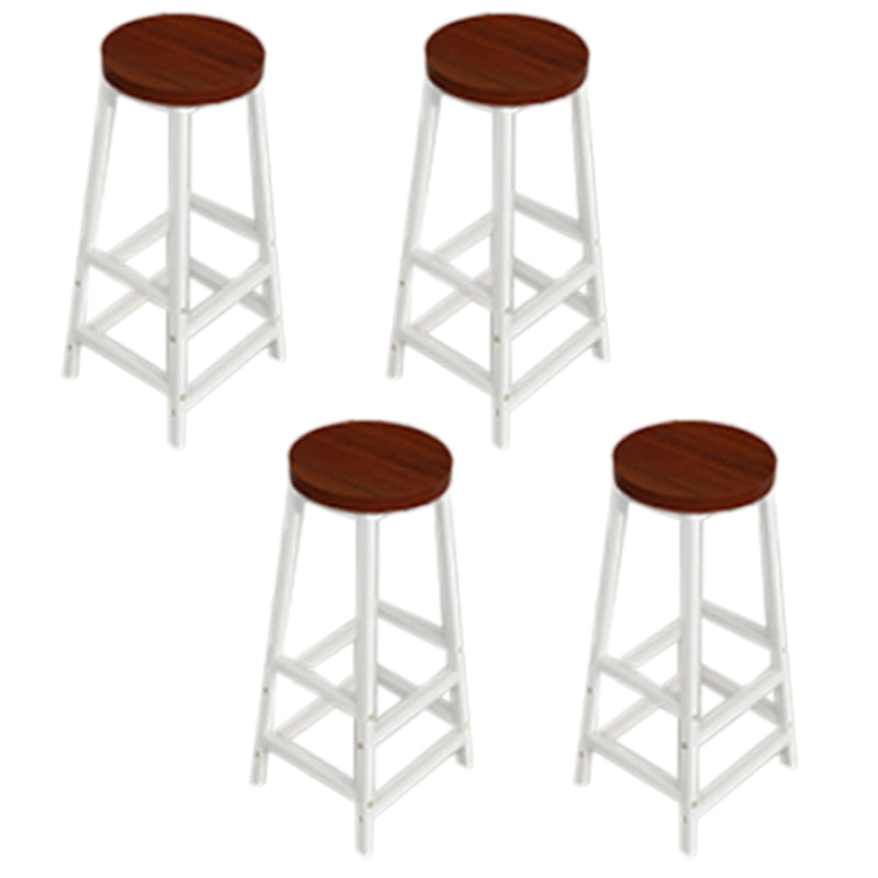 Industrial Rectangle Wood Counter Table 5 Pieces Bar Table Set for Cafe Chair(s) None Brown White Clearhalo 'Bar Furniture' 'furn' 'furn_home_bar_bar_sets' 'Furniture' 'Home Bars & Bar Sets' 'home_bar_bar_sets' 'Kitchen & Dining Furniture' 7396628