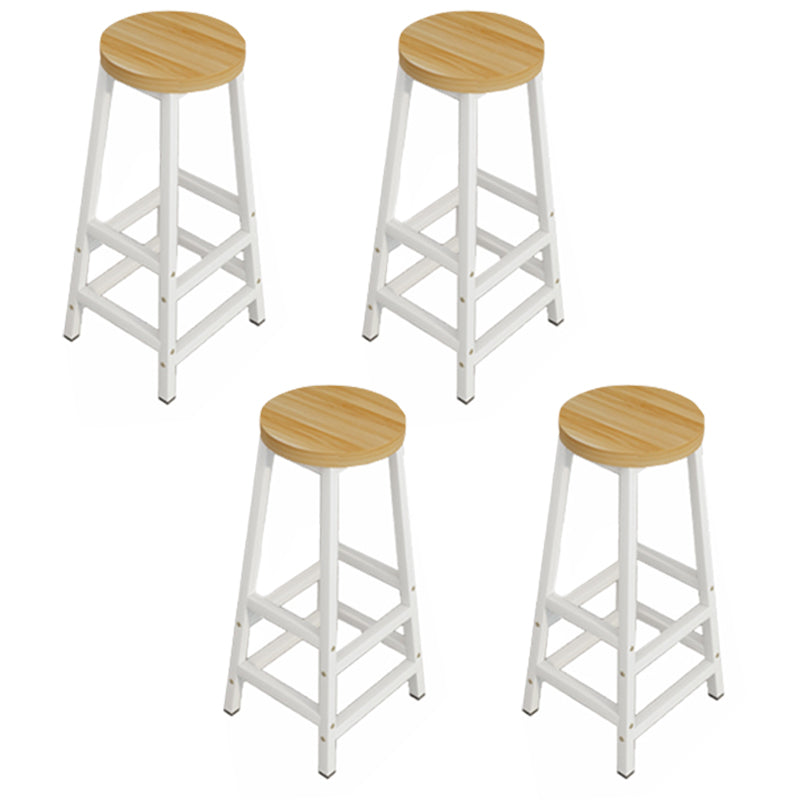 Industrial Rectangle Wood Counter Table 5 Pieces Bar Table Set for Cafe Chair(s) None Light Brown White Clearhalo 'Bar Furniture' 'furn' 'furn_home_bar_bar_sets' 'Furniture' 'Home Bars & Bar Sets' 'home_bar_bar_sets' 'Kitchen & Dining Furniture' 7396630