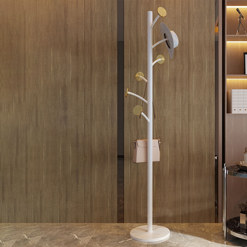 MODERNA IN ACCIAIO AUSCITALE STAND STANTE MONTRO MONTRO DELL'ALTA ALTA DEGLI 70,87 "con base di marmo