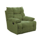 Microsuede Swiveling Recliner Chair Modern Pillow Top Arm Recliners with USB Cord 39"L x 42"W x 41"H Green Clearhalo 'Chairs & Seating' 'furn' 'furn_recliners' 'Furniture' 'Living Room Furniture' 'Recliners' 7397645