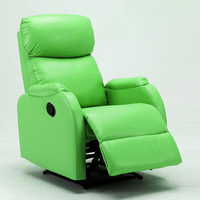 Reclinabile manuale in pelle finta reclinabile da 25,6 "con poggiatesta regolabile