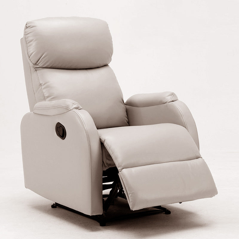 Reclinabile manuale in pelle finta reclinabile da 25,6 "con poggiatesta regolabile