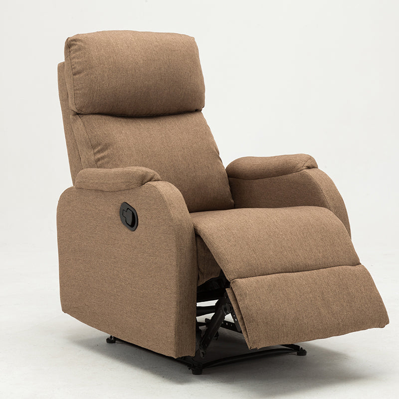 Reclinabile manuale in pelle finta reclinabile da 25,6 "con poggiatesta regolabile