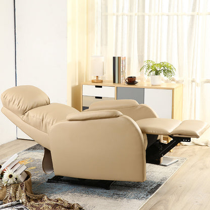 Reclinabile manuale in pelle finta reclinabile da 25,6 "con poggiatesta regolabile