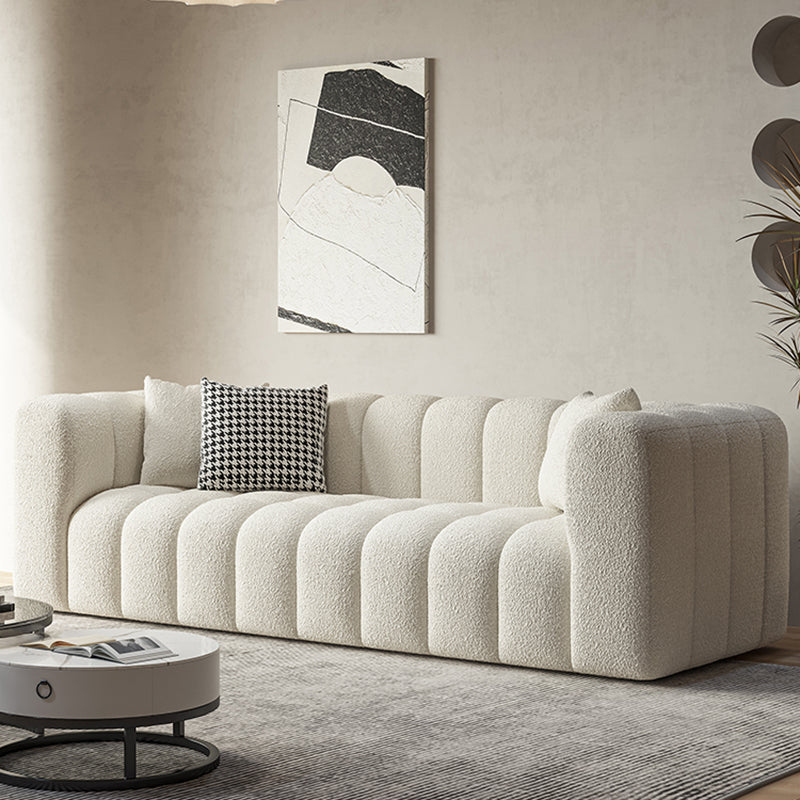 Canapé carré canapé à gratter les sièges de salon résistant aux rayures avec oreillers