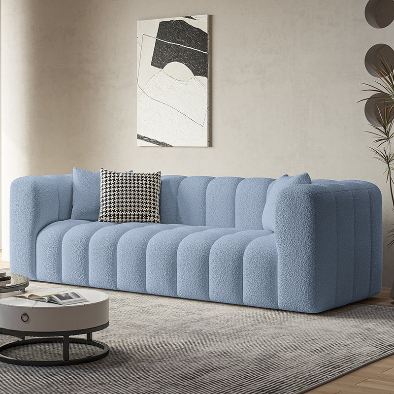 Canapé carré canapé à gratter les sièges de salon résistant aux rayures avec oreillers