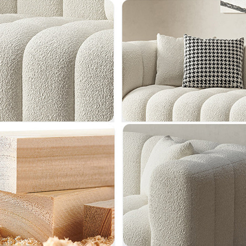 Canapé carré canapé à gratter les sièges de salon résistant aux rayures avec oreillers