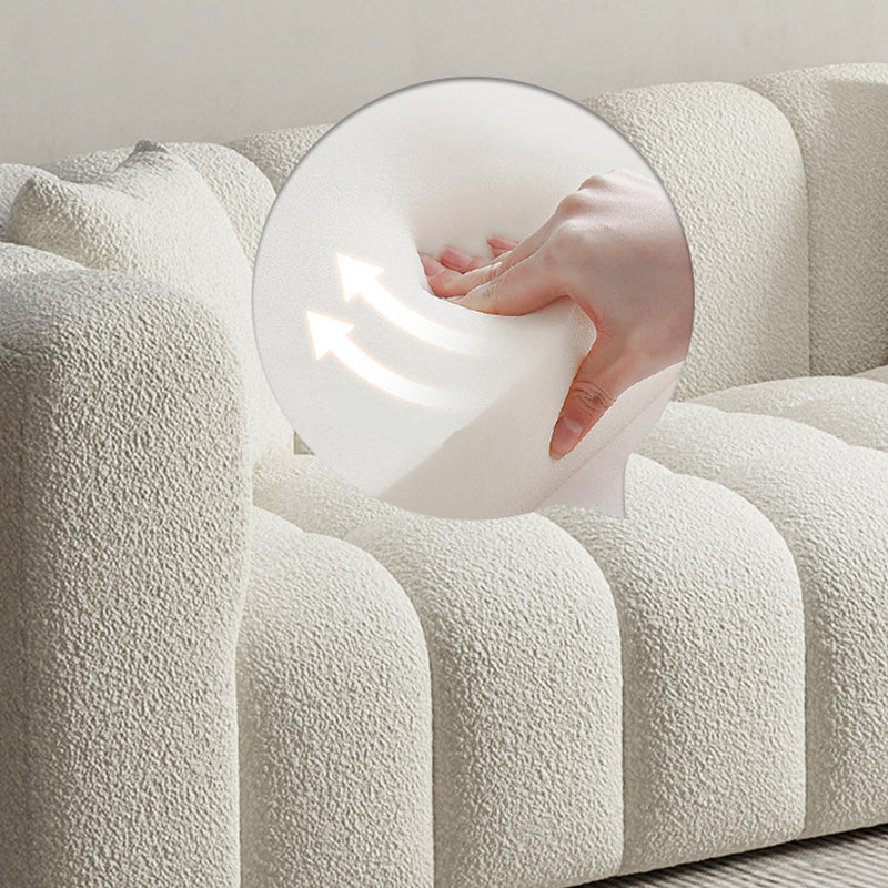 Canapé carré canapé à gratter les sièges de salon résistant aux rayures avec oreillers