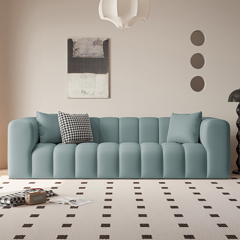 Canapé carré canapé à gratter les sièges de salon résistant aux rayures avec oreillers
