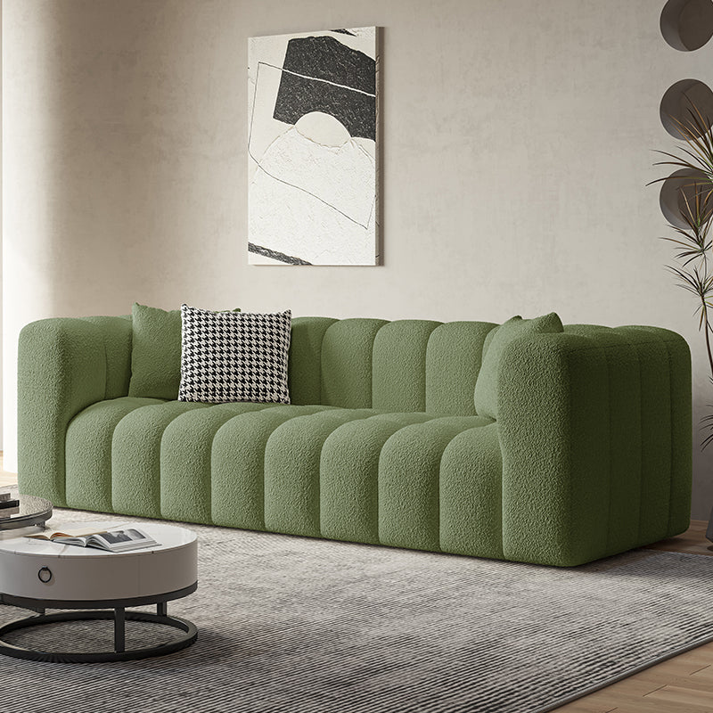 Canapé carré canapé à gratter les sièges de salon résistant aux rayures avec oreillers