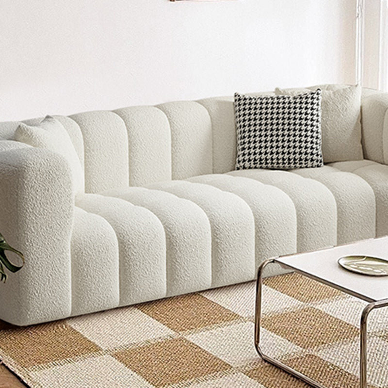 Canapé carré canapé à gratter les sièges de salon résistant aux rayures avec oreillers