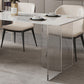 Modern Kitchen Stone Furniture 5 Pcs Standard Height Dining Room Table Set