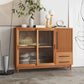 Glam Buffet Server Pine Dining Server con porte per soggiorno