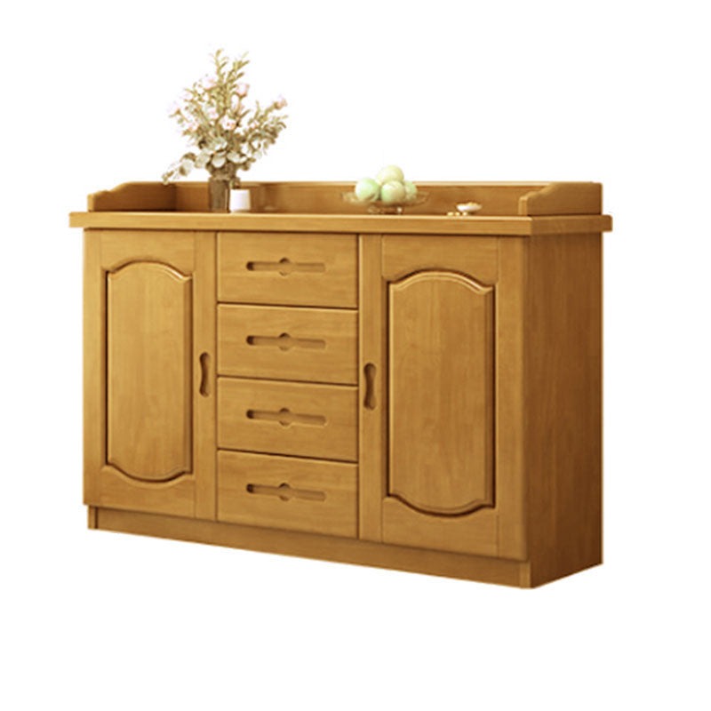 Modern Sideboard Buffet Stand Cabinets Included Sideboard with 1/2/3 Doors for Dining Room 47"L x 16"W x 31"H Natural Clearhalo 'buffet_sideboard' 'Buffets & Sideboards' 'furn' 'furn_buffet_sideboard' 'Furniture' 'Kitchen & Dining Furniture' 7398401