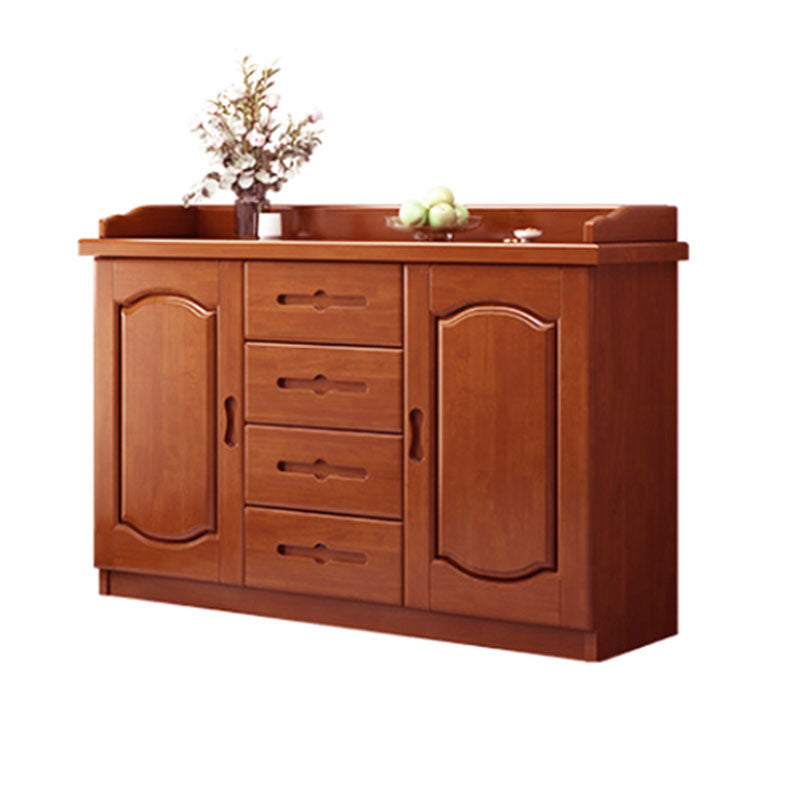 Modern Sideboard Buffet Stand Cabinets Included Sideboard with 1/2/3 Doors for Dining Room 47"L x 16"W x 31"H Medium Wood Clearhalo 'buffet_sideboard' 'Buffets & Sideboards' 'furn' 'furn_buffet_sideboard' 'Furniture' 'Kitchen & Dining Furniture' 7398403