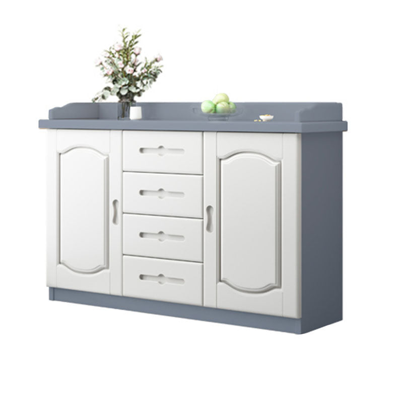 Modern Sideboard Buffet Stand Cabinets Included Sideboard with 1/2/3 Doors for Dining Room 47"L x 16"W x 31"H Grey Clearhalo 'buffet_sideboard' 'Buffets & Sideboards' 'furn' 'furn_buffet_sideboard' 'Furniture' 'Kitchen & Dining Furniture' 7398405