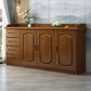 Modernismus Holz Sideboard Tabelle 4 Schubladen Sideboard mit 1/2/3 Türen für Esszimmer