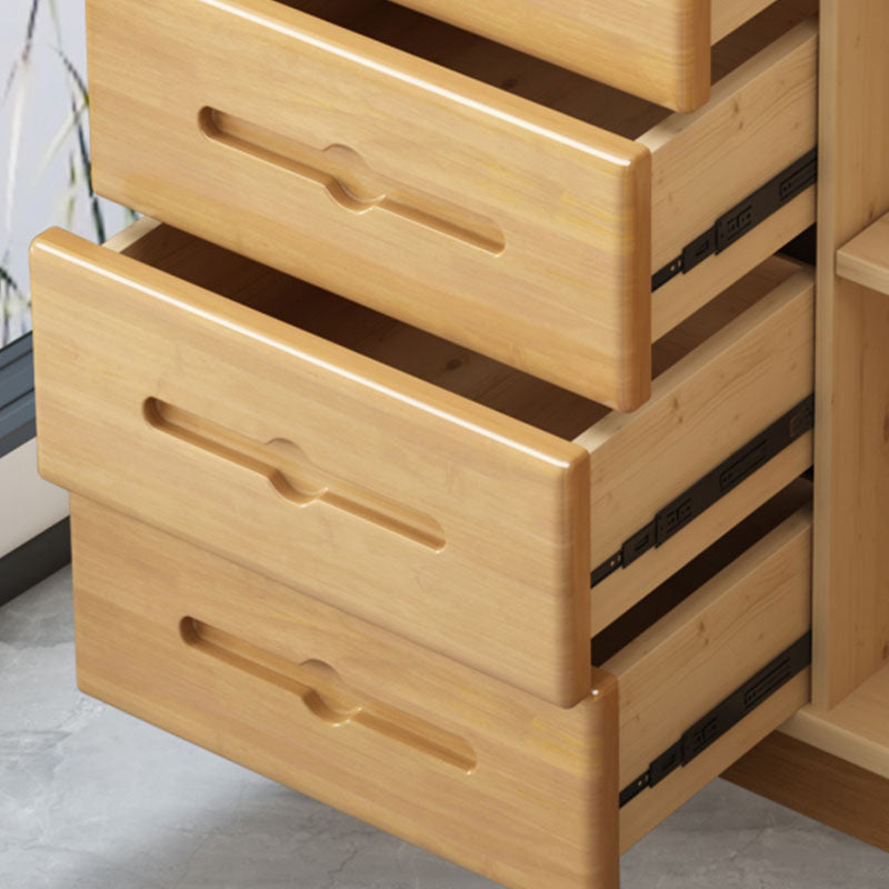 Modernismus Holz Sideboard Tabelle 4 Schubladen Sideboard mit 1/2/3 Türen für Esszimmer