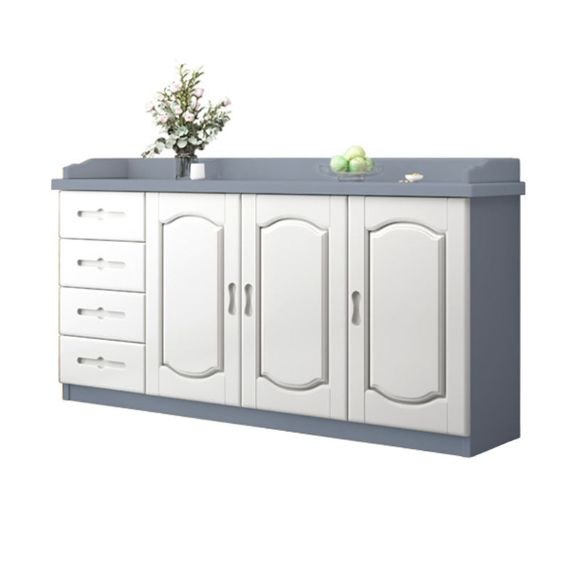 Modernismus Holz Sideboard Tabelle 4 Schubladen Sideboard mit 1/2/3 Türen für Esszimmer