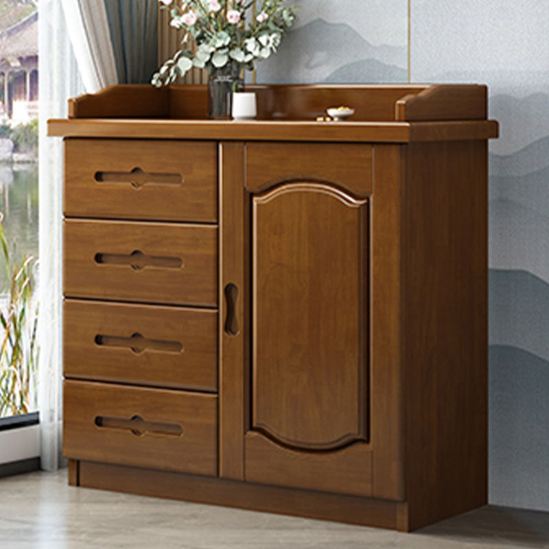 Modernismus Holz Sideboard Tabelle 4 Schubladen Sideboard mit 1/2/3 Türen für Esszimmer