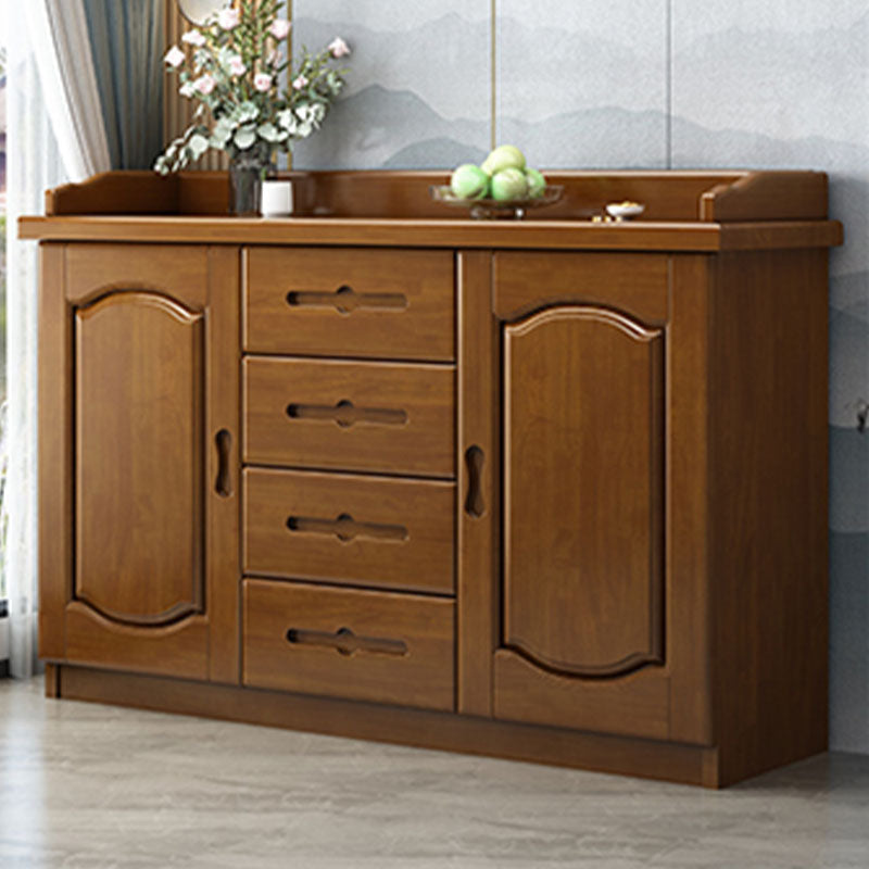 Modernismus Holz Sideboard Tabelle 4 Schubladen Sideboard mit 1/2/3 Türen für Esszimmer