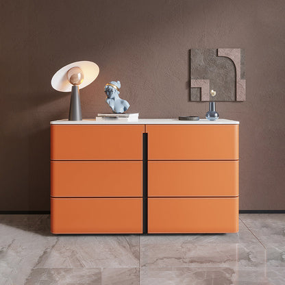 Sideboard di pietra contemporanea Sideboard a buffet con cassetti per soggiorno