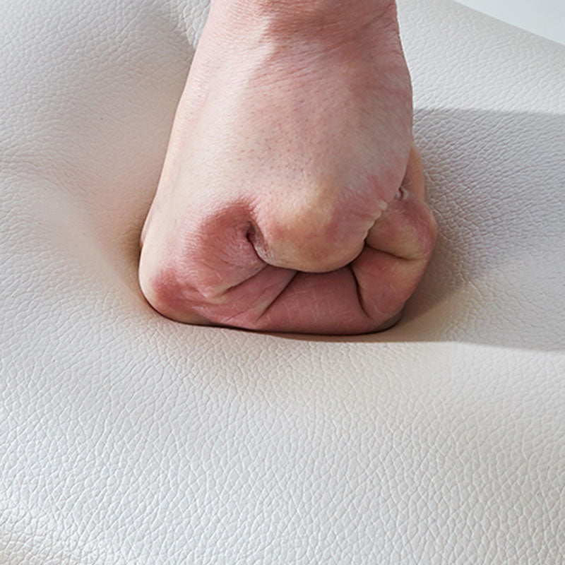 Glam Pouf Ottoman Faux Leather Solid Color Water Resistant Carving Rectangle Pouf Clearhalo 'furn' 'furn_ottomans_poufs' 'Furniture' 'Living Room Furniture' 'Ottomans & Poufs' 'ottomans_poufs' 7398660