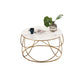Frame Glam Cocktail Table Stone Round Nesting Coffee Table Set Clearhalo 'Coffee & Accent Tables' 'Coffee Tables' 'coffee_tables' 'furn' 'furn_coffee_tables' 'Furniture' 'Living Room Furniture' 7398705
