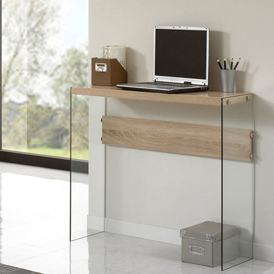 Rectangle Shape Contemporary Console Table Stone Console Sofa Table in Natural