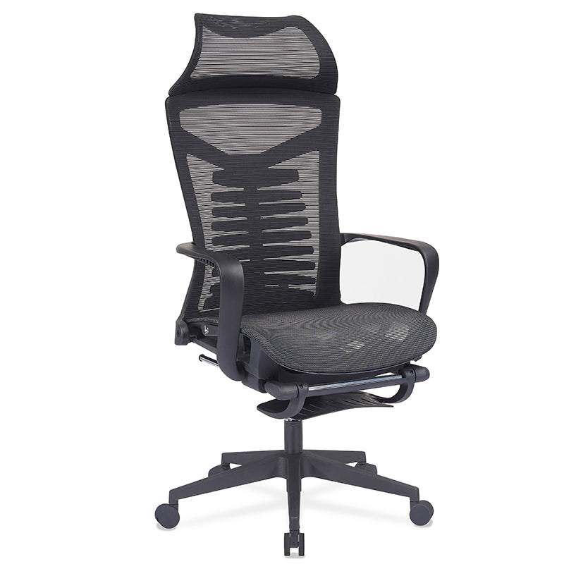 Modern Swivel Chair Adjustable Seat Height Chair with Breathable Back Clearhalo 'furn' 'furn_office_chair' 'Furniture' 'Office Chairs' 'Office Furniture' 'office_chair' 7399800
