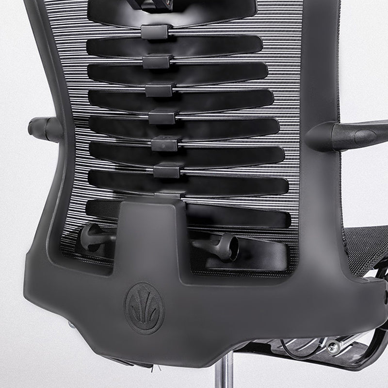 Modern Swivel Chair Adjustable Seat Height Chair with Breathable Back Clearhalo 'furn' 'furn_office_chair' 'Furniture' 'Office Chairs' 'Office Furniture' 'office_chair' 7399802