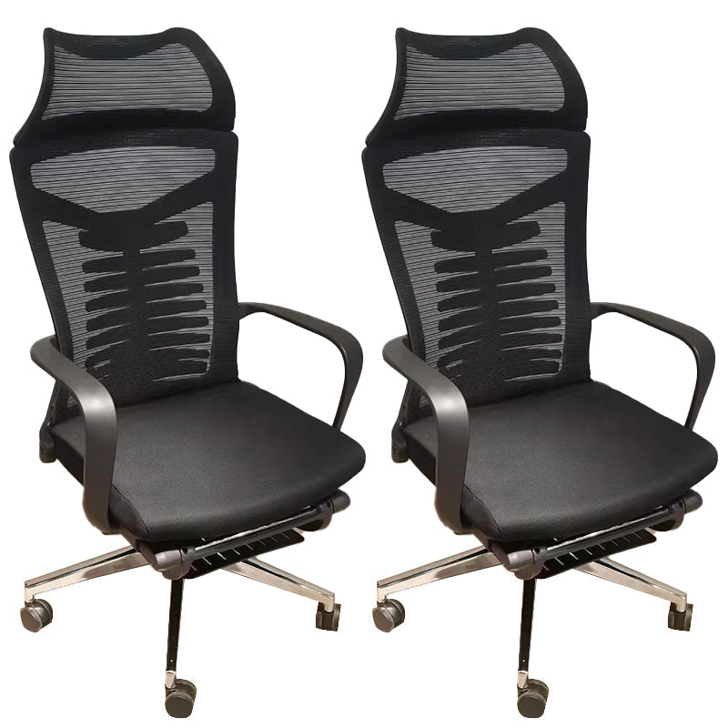 Modern Swivel Chair Adjustable Seat Height Chair with Breathable Back 2 Piece Set Sponge Clearhalo 'furn' 'furn_office_chair' 'Furniture' 'Office Chairs' 'Office Furniture' 'office_chair' 7399803