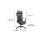 Modern Swivel Chair Adjustable Seat Height Chair with Breathable Back Clearhalo 'furn' 'furn_office_chair' 'Furniture' 'Office Chairs' 'Office Furniture' 'office_chair' 7399812