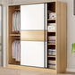Armario de madera artificial Armario independiente con puertas correderas para dormitorio