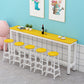 Table de salle à manger de bar d'intérieur contemporaine Table de comptoir rectangulaire