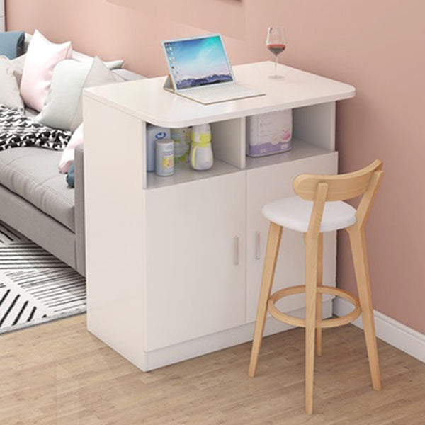 Rechteckiger Bartisch aus Holz, Esstisch für Küche und Wohnzimmer