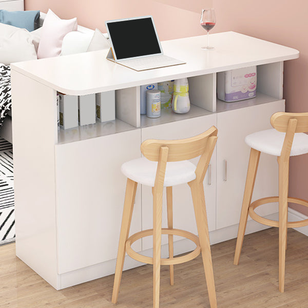 Rechteckiger Bartisch aus Holz, Esstisch für Küche und Wohnzimmer