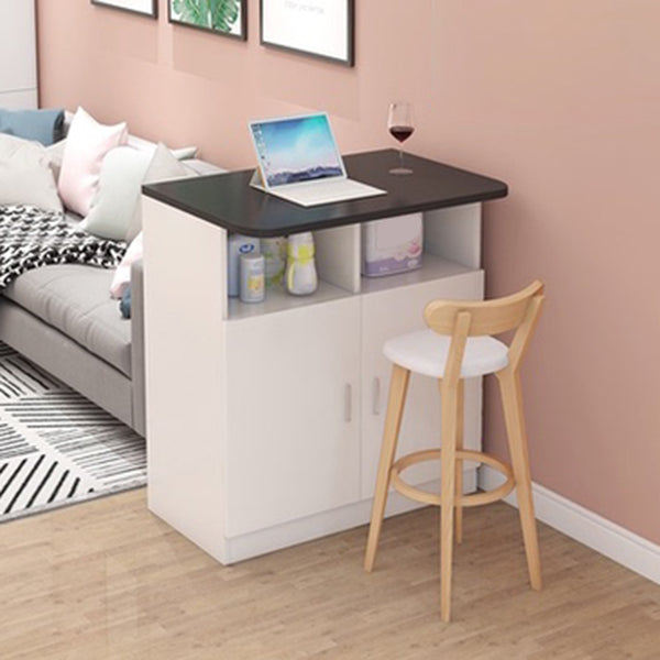 Rechteckiger Bartisch aus Holz, Esstisch für Küche und Wohnzimmer
