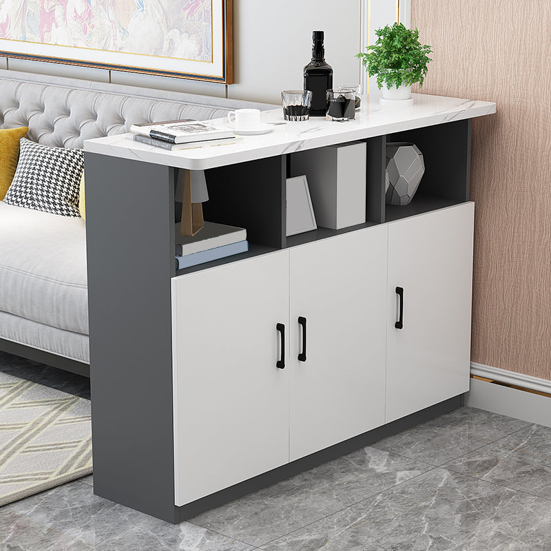 Rechteckiger Bartisch aus Holz, Esstisch für Küche und Wohnzimmer