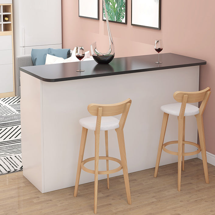 Rechteckiger Bartisch aus Holz, Esstisch für Küche und Wohnzimmer