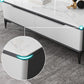 4 Legs Cocktail Table Rectangle Stone Single Coffee Table with Drawer Clearhalo 'Coffee & Accent Tables' 'Coffee Tables' 'coffee_tables' 'furn' 'furn_coffee_tables' 'Furniture' 'Living Room Furniture' 7400366
