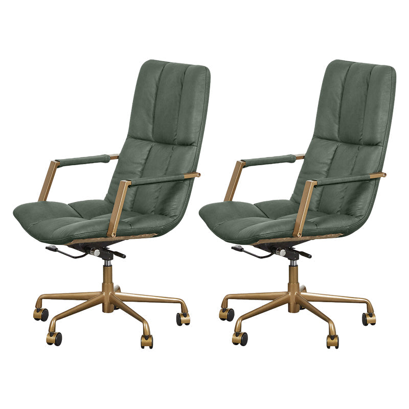 Modernismo Armas fijas Silla de oficina Mecanismo de inclinación Silla de escritorio con ruedas para el hogar