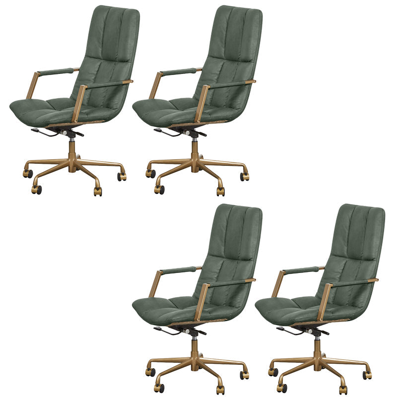 Modernismo Armas fijas Silla de oficina Mecanismo de inclinación Silla de escritorio con ruedas para el hogar