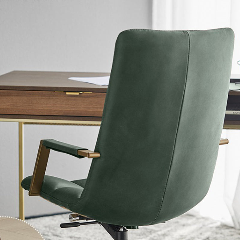 Modernismo Armas fijas Silla de oficina Mecanismo de inclinación Silla de escritorio con ruedas para el hogar