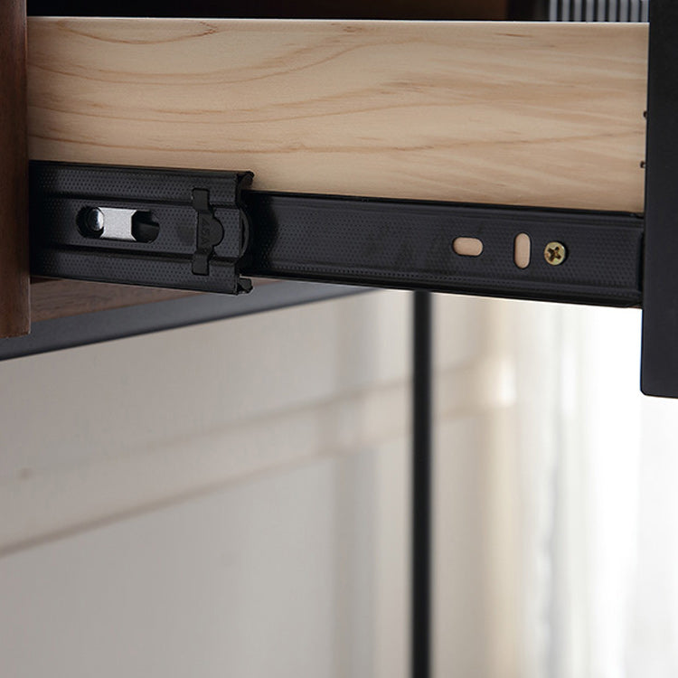 Contemporary Flip Single Wood Vanity with Padded Stool Lighted Mirror Vanity Desk Clearhalo 'Bedroom Furniture' 'furn' 'furn_makeup_vanities' 'Furniture' 'Makeup Vanities' 'makeup_vanities' 7400835