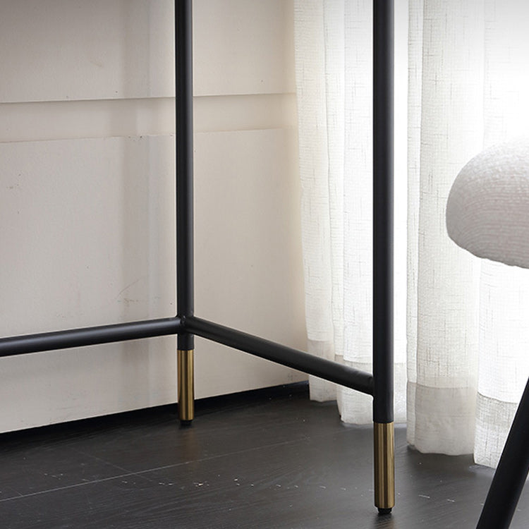 Contemporary Flip Single Wood Vanity with Padded Stool Lighted Mirror Vanity Desk Clearhalo 'Bedroom Furniture' 'furn' 'furn_makeup_vanities' 'Furniture' 'Makeup Vanities' 'makeup_vanities' 7400836