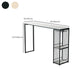 Modern Bar Table Set 1/2/3 Pcs Faux Marble Rectangular Bar Set for Indoor