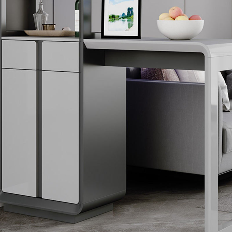 Modern Rectangle Wood Counter Table 2/3 Pieces Bar Table Set with Lockers for Living Room Clearhalo 'Bar Furniture' 'furn' 'furn_home_bar_bar_sets' 'Furniture' 'Home Bars & Bar Sets' 'home_bar_bar_sets' 'Kitchen & Dining Furniture' 7401116