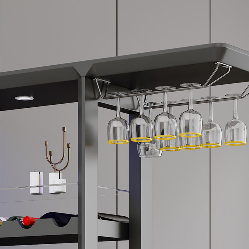 Modern Rectangle Wood Counter Table 2/3 Pieces Bar Table Set with Lockers for Living Room Clearhalo 'Bar Furniture' 'furn' 'furn_home_bar_bar_sets' 'Furniture' 'Home Bars & Bar Sets' 'home_bar_bar_sets' 'Kitchen & Dining Furniture' 7401118